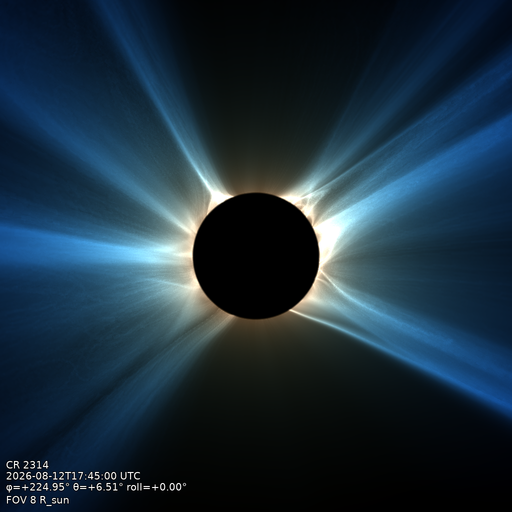 Solar eclipse image